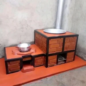 Big Reinforced Multipurpose Rocket Stove with Chimney