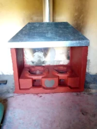 Double Jiko Kisasa with Smoke Hood