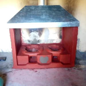 Double Jiko Kisasa with Smoke Hood