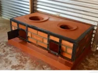 Double Multipurpose Stove with Chimney